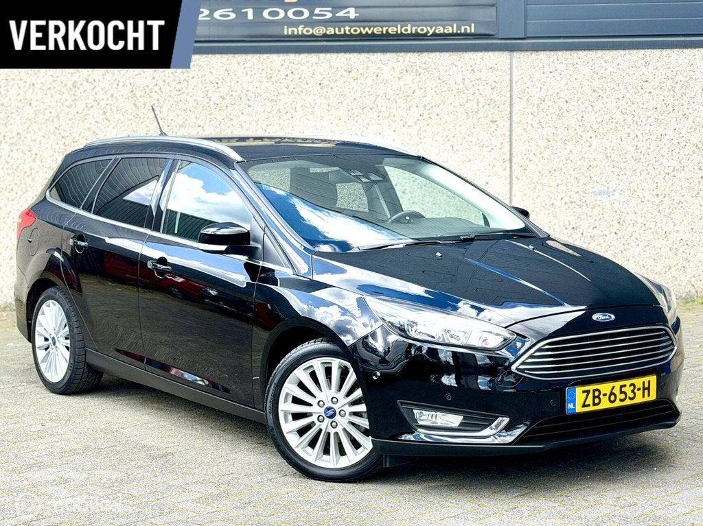 Dikke Ford Focus Wagon 1.0 Titanium*BOMVOL*, 125 pk, Gebruikt, Euro 6, Start-stop-systeem