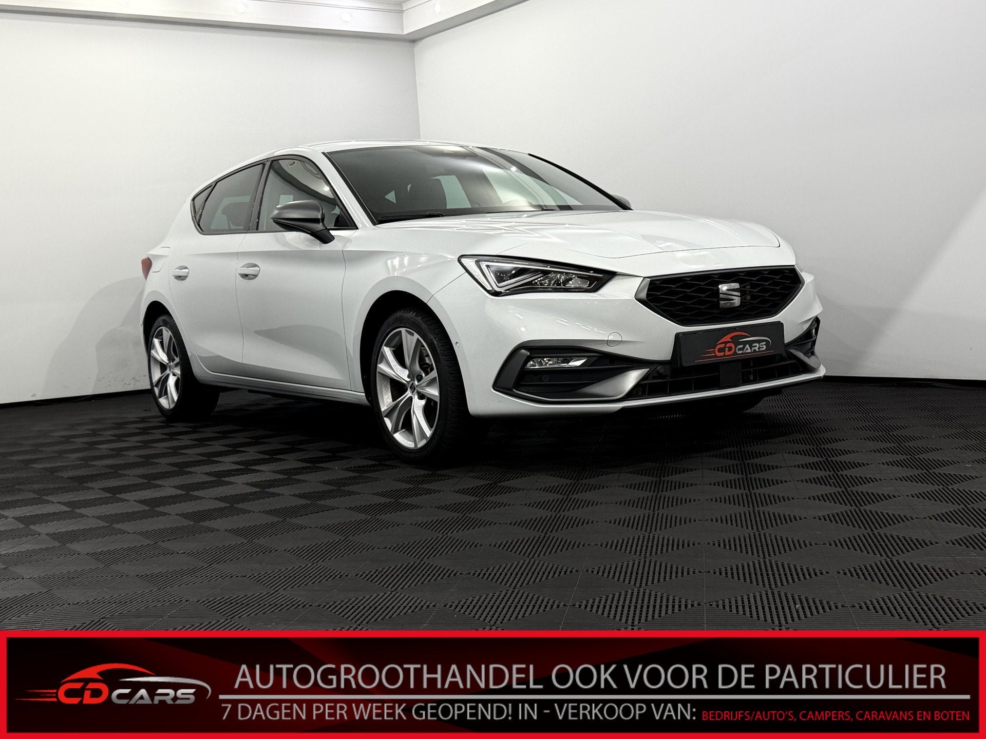 SEAT Leon 1.4 TSI eHybrid PHEV FR Plug-in Camera, Navi, Virt, Auto's, Gebruikt, Leon, Leder en Stof, Wit