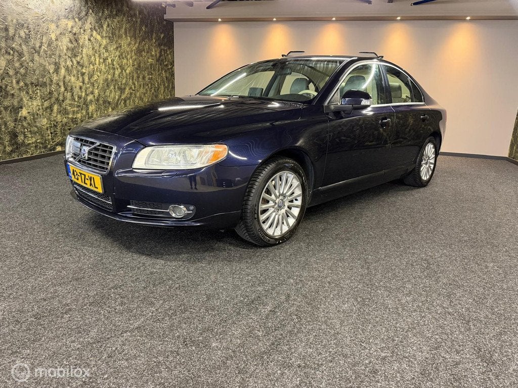 Volvo S80 3.2 AWD Summum-Automaat-Cmera-Leer-Xenon-3.2 AWD, Auto's, Automaat, 238 pk, Beige, Blauw