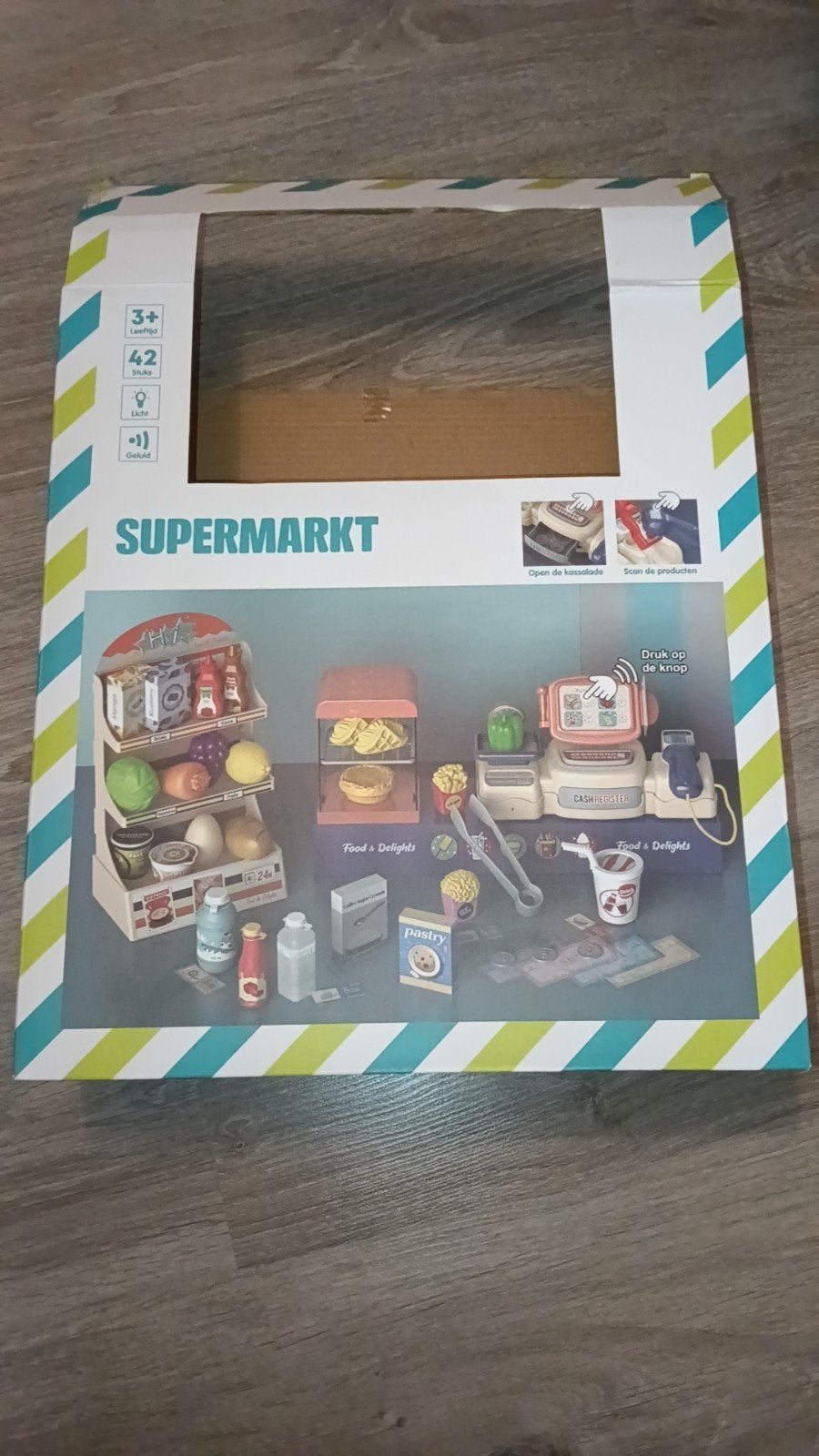Intertoys Supermarkt Speelgoed met Licht & Geluid, Ophalen, Zo goed als nieuw, Jongen of Meisje