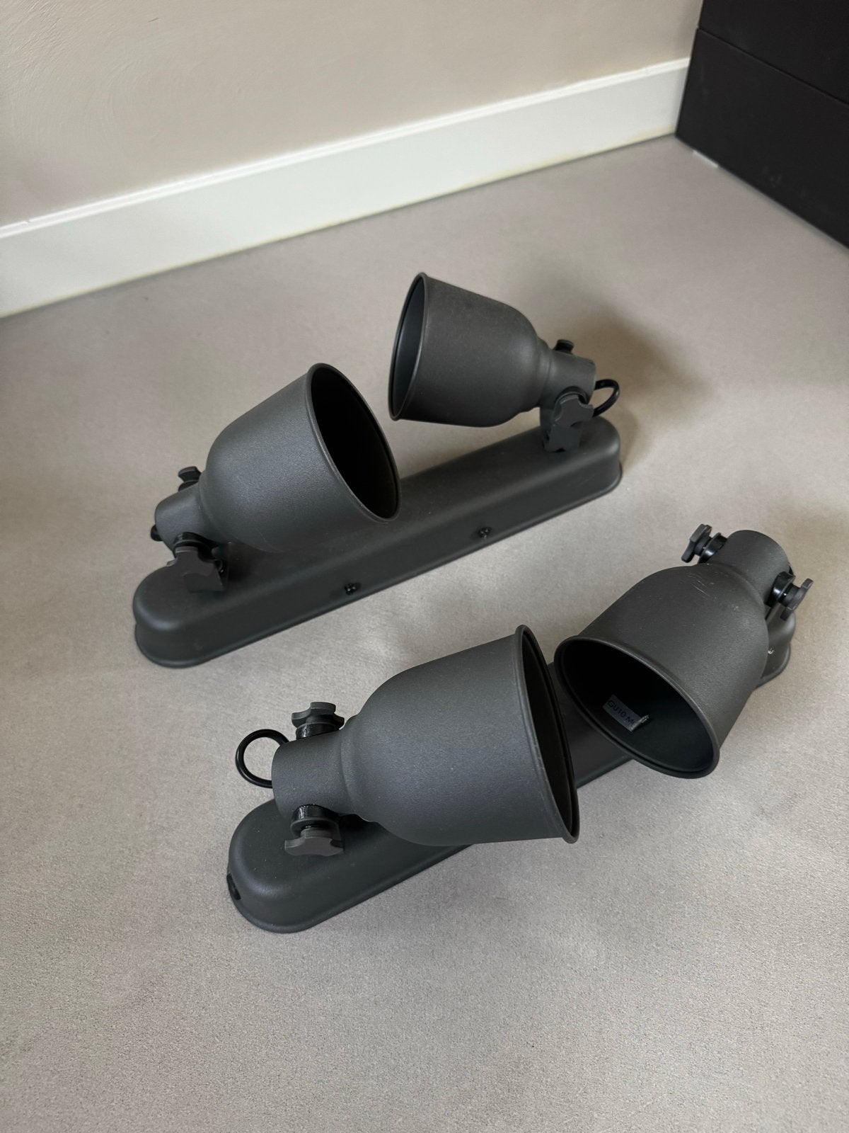 IKEA HEKTAR - 2 Spots in goede staat, Ophalen, GU10, LED, Metaal