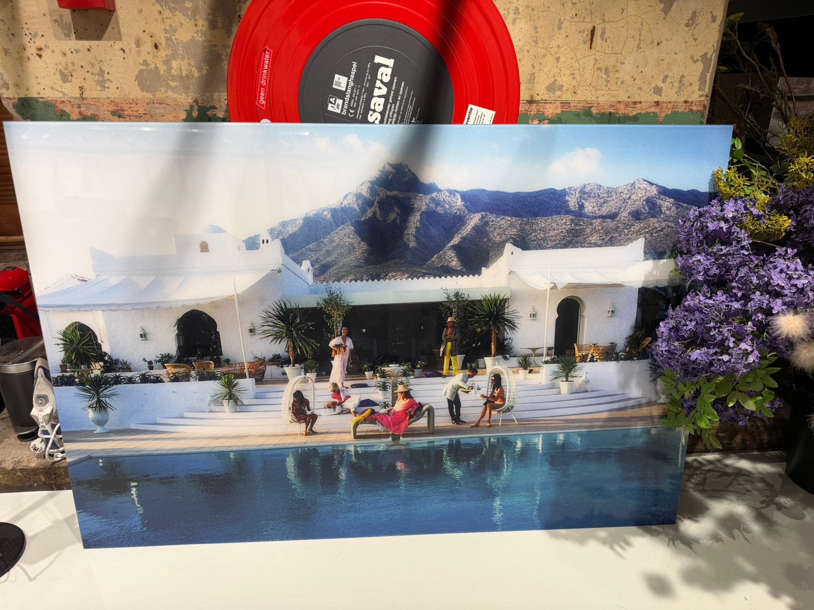 Slim Aaron Foto Lijst Poolside El Venero Plexiglas, Eén persoon, Cadeaubon