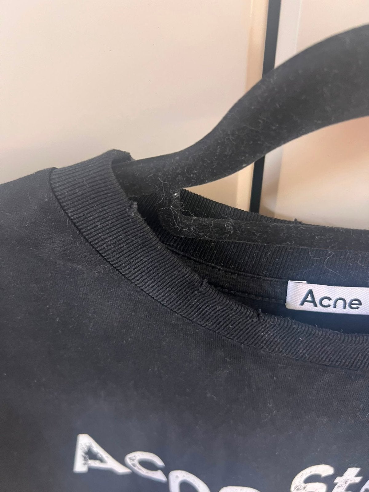Acne Studios longsleeve zwart maat S, Zwart, Ophalen of Verzenden, Lange mouw, Maat 36 (S)