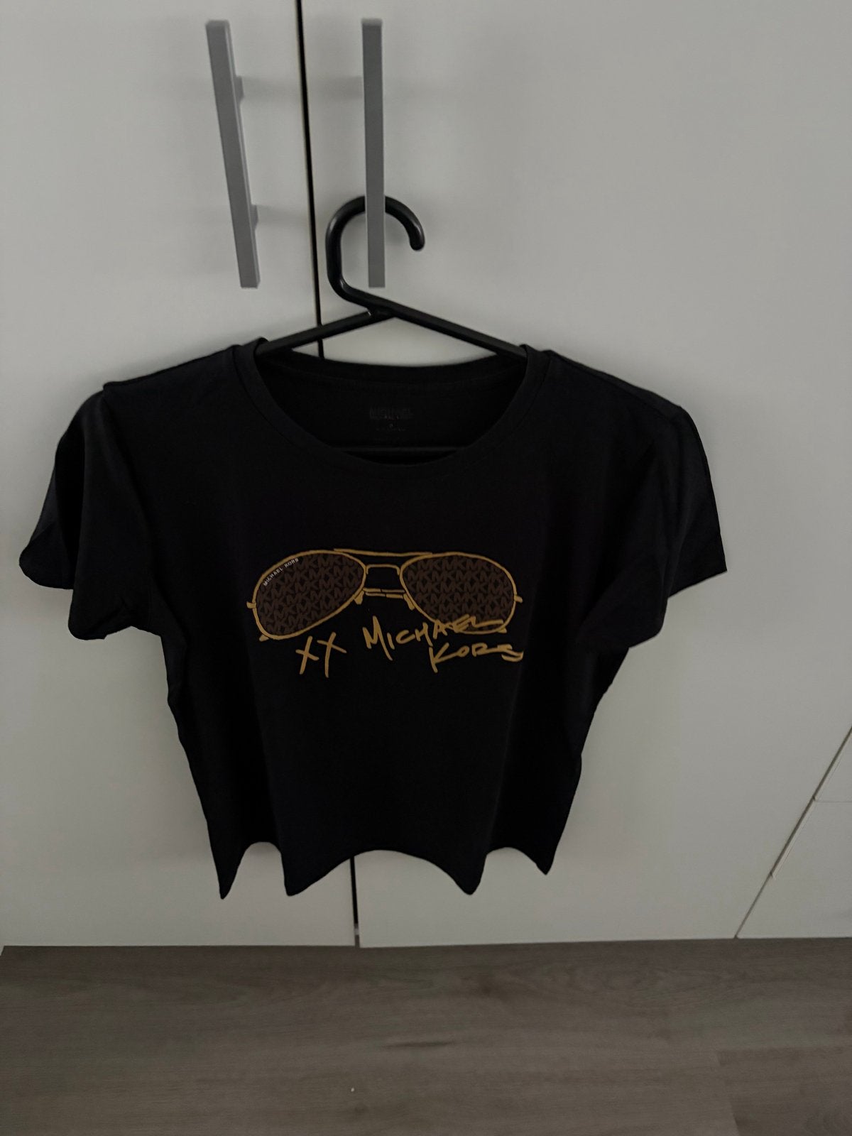 Michael Kors dames t-shirt maat S/M, Kleding | Dames, Zwart, Korte mouw, Gedragen, Ophalen