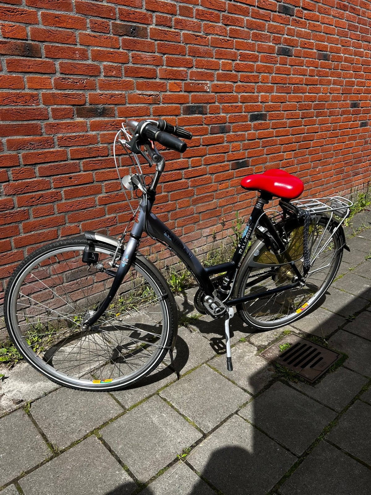 Raleigh Blizzard damesfiets aluminium oversized frame, Velgrem, Versnellingen, Zo goed als nieuw, 50 tot 53 cm