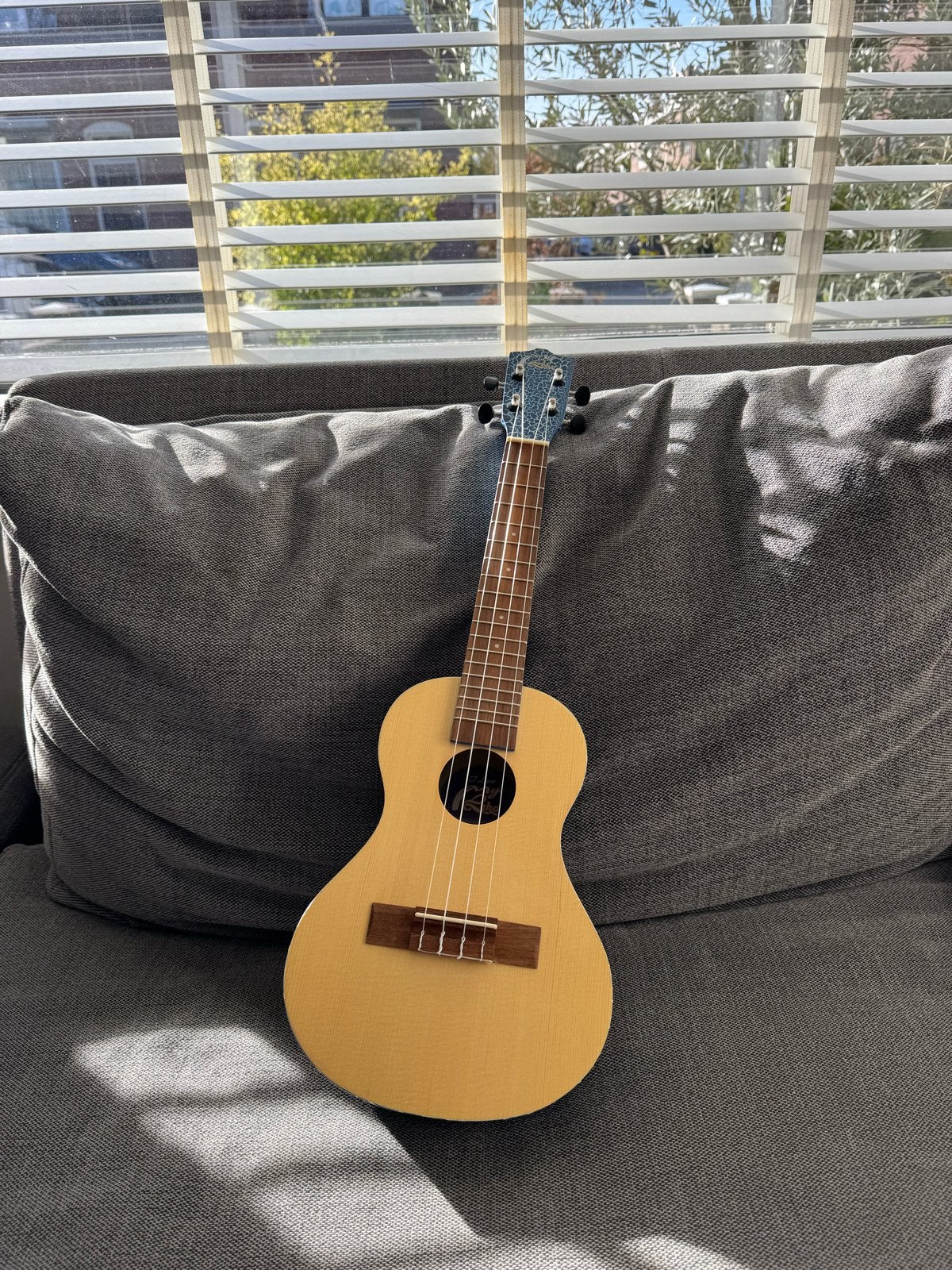 My Leho Ukelele MLUC-156MDB met hoes - Zo goed als nieuw, Ophalen, Zo goed als nieuw, Ukelele