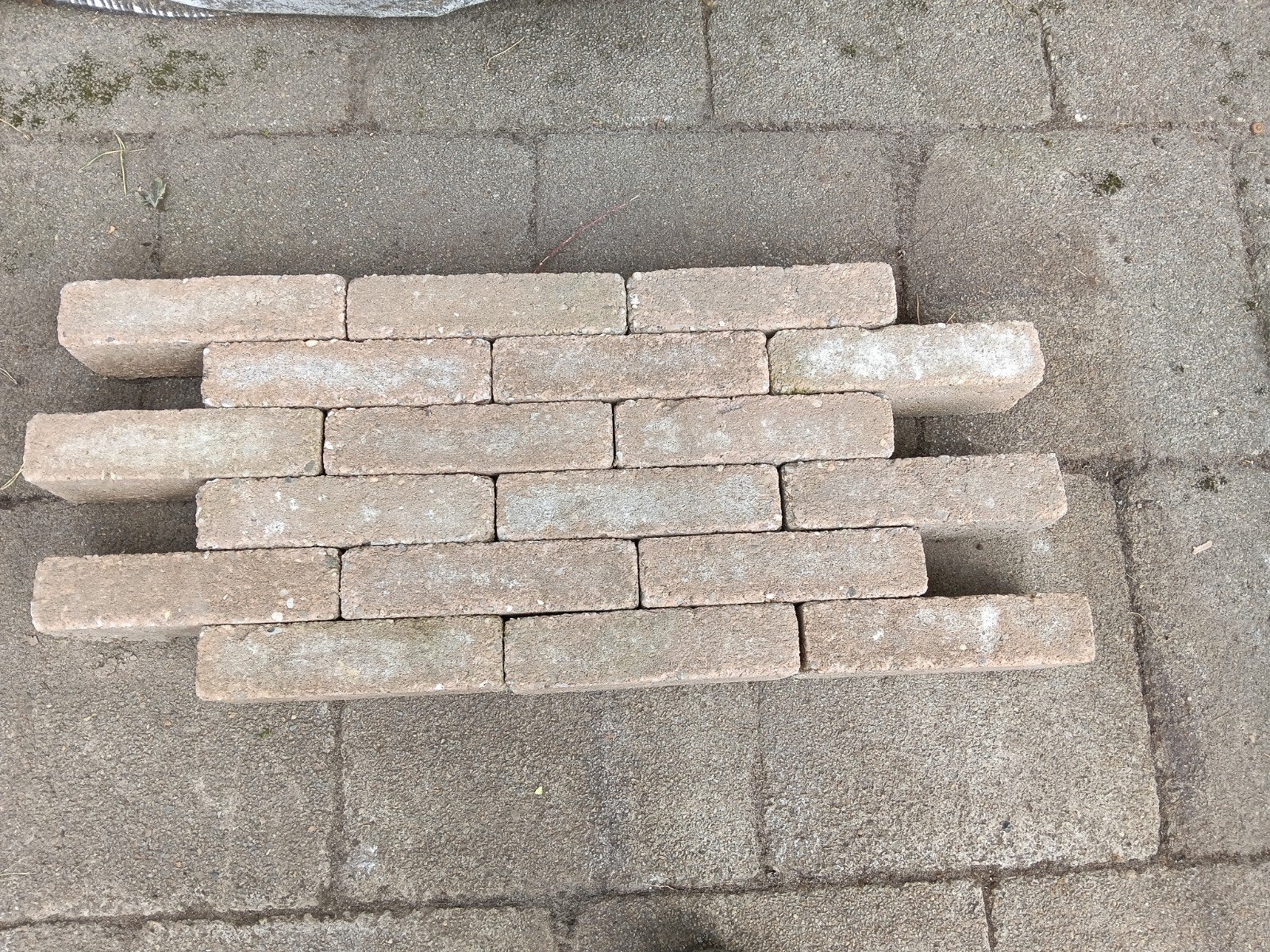 Waalformaat beton strak, Ophalen, Gebruikt, Klinkers, Minder dan 5 m²