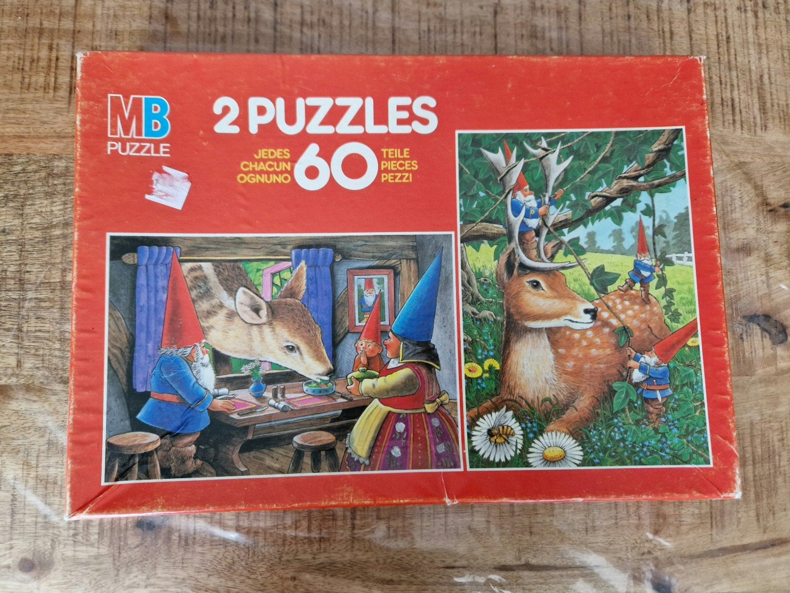 mb puzzel kabouters, Ophalen of Verzenden, 500 t/m 1500 stukjes