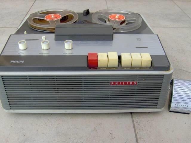 Bandrecorder Philips 1964  EL 3548 Origineel, Ophalen, Bandrecorder, Met banden