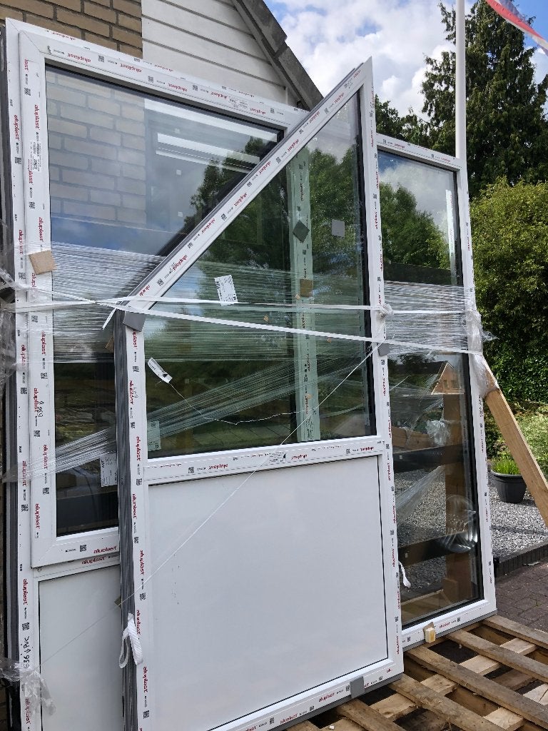 Aluplast 7000 Serie Kunststof Kozijn met Glas, Ophalen, Kunststof, Nieuw, Inclusief glas