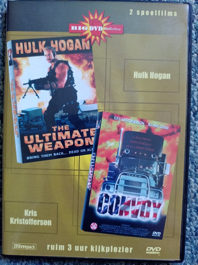 Convoy - Kris Kristofferson & Ultimate Weapon - Hulk Hogan, Vanaf 16 jaar, Nederlands, Actie, Ophalen of Verzenden