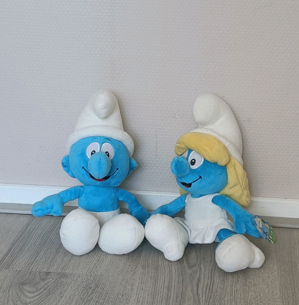 Smurfen duo ah 30 cm (nieuw), Verzamelen, Ophalen of Verzenden, Nieuw, Verschillende Smurfen