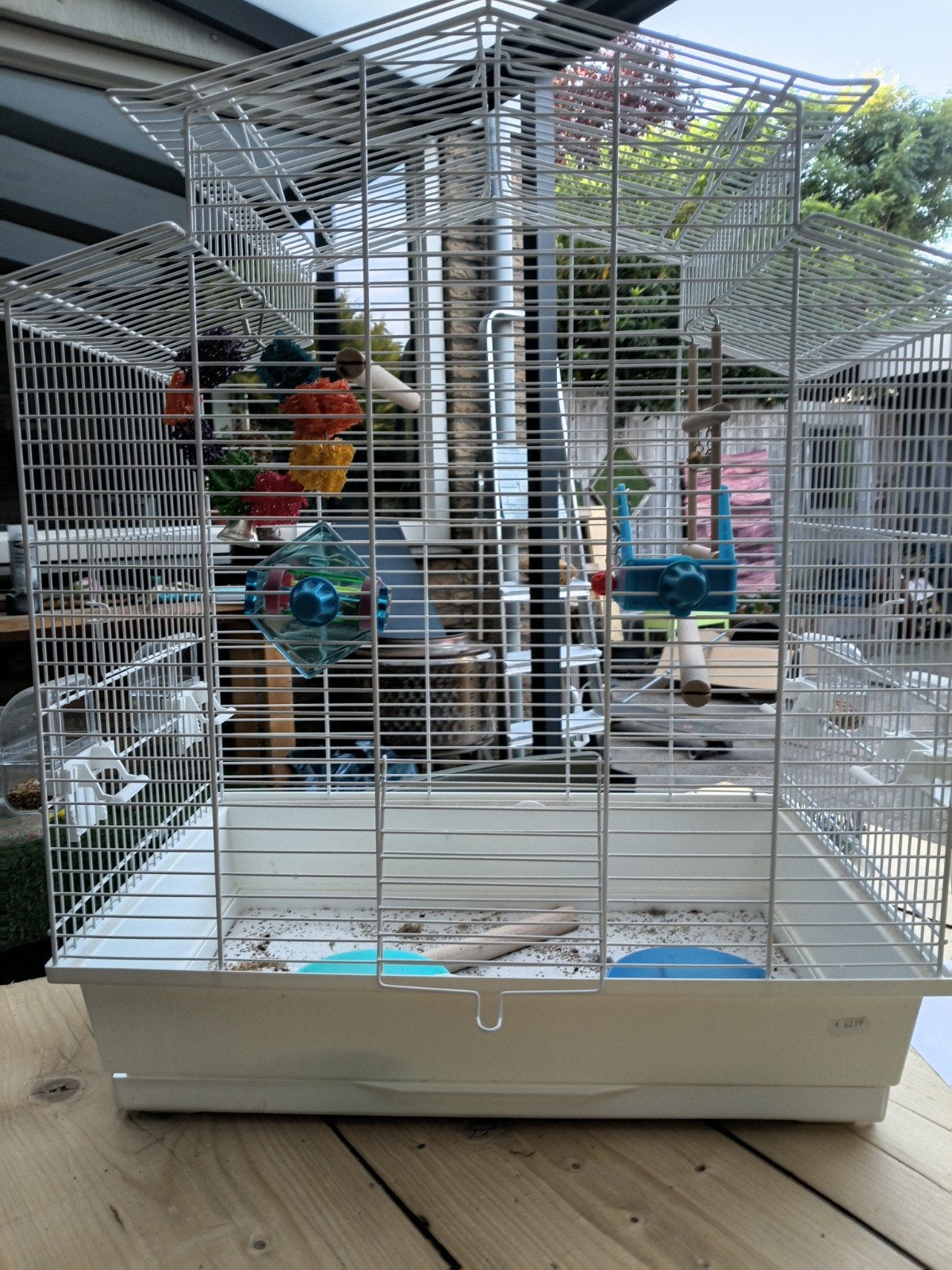 Vogel kooi, Dieren en Toebehoren, Vogels | Hokken en Kooien, Ophalen, Metaal, Vogelkooi
