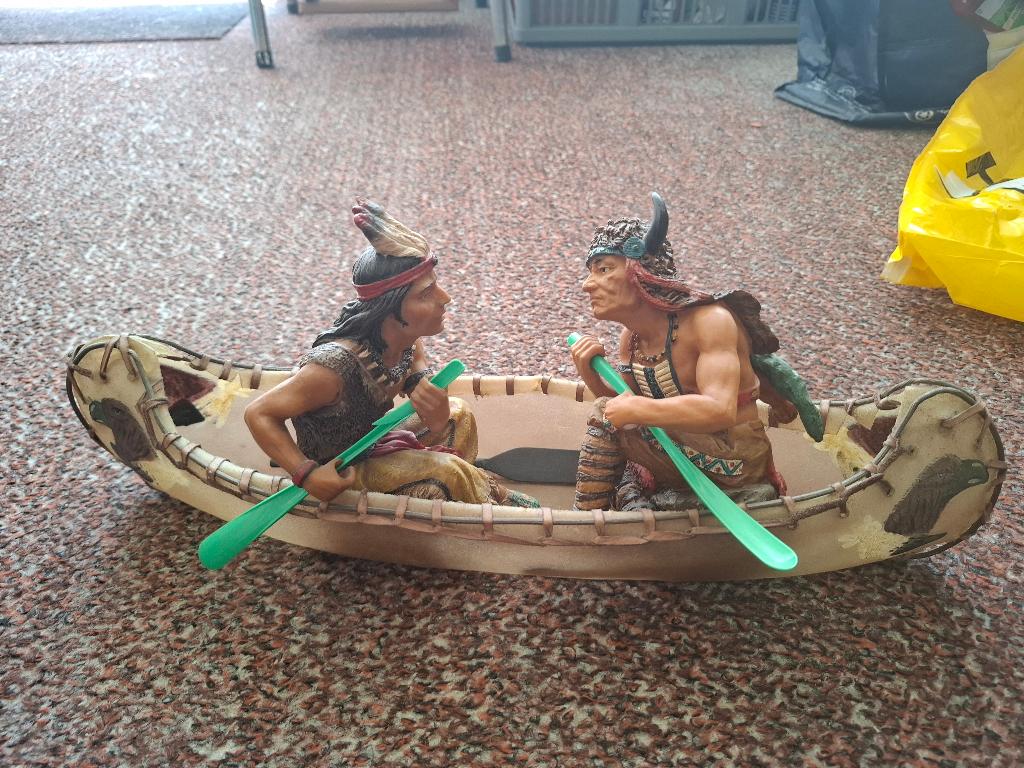 Kayak met twee mannen en overige, Ophalen, Gebruikt, Mens