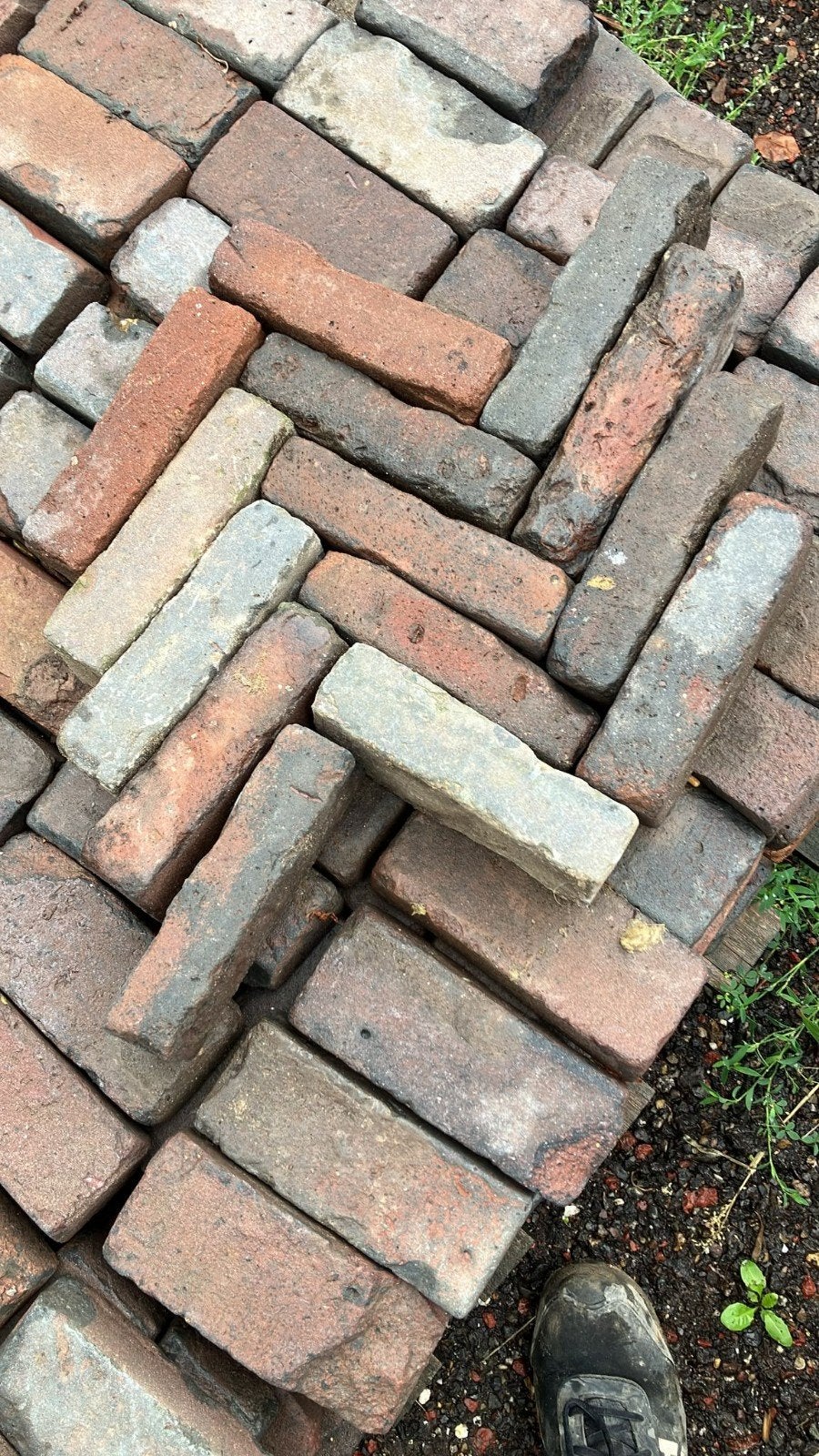 ✅️🧱18M2 PRACHTIGE RIJNTJES.  RIJNFORMAAT KLINKERS, Tuin en Terras, Ophalen of Verzenden, Keramiek, Klinkers