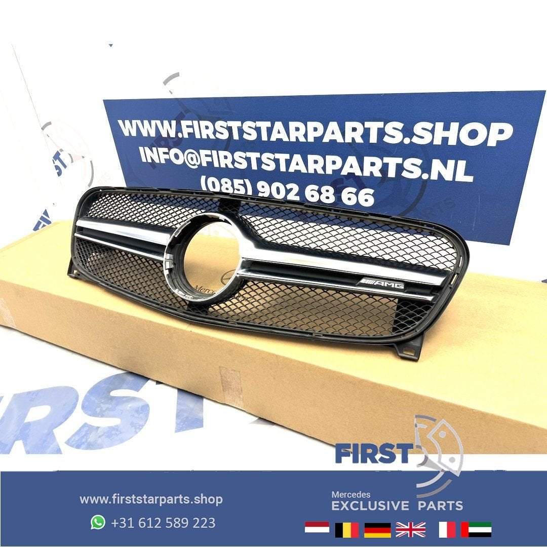 W156 GRIL Originele complete GLA45 AMG GRILLE + LOGO  Voor M, Gebruikt, -, Ophalen of Verzenden, -