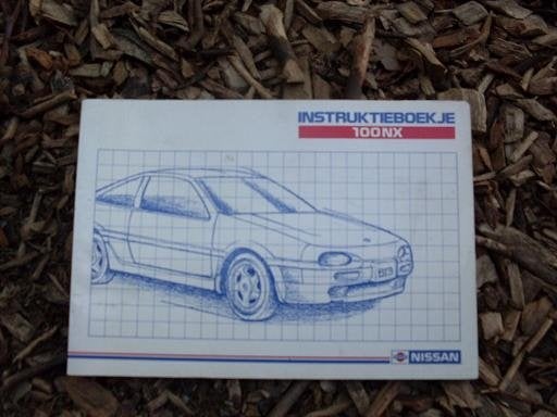 Instructie boekje Nissan 100nx, Ophalen of Verzenden