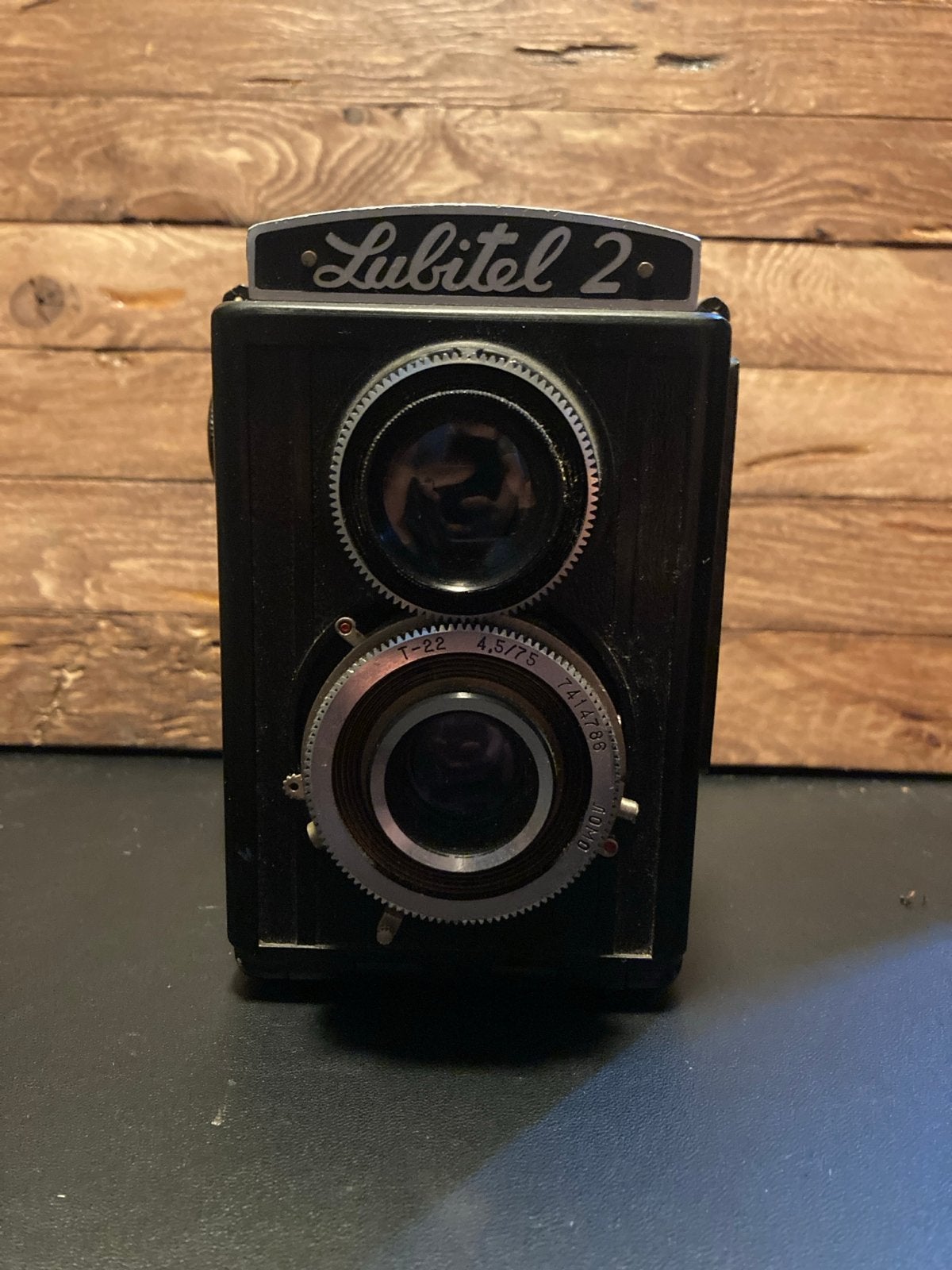 Vintage Lubitel 2 Middenformaat Camera, Gebruikt, Spiegelreflex, ., Ophalen of Verzenden