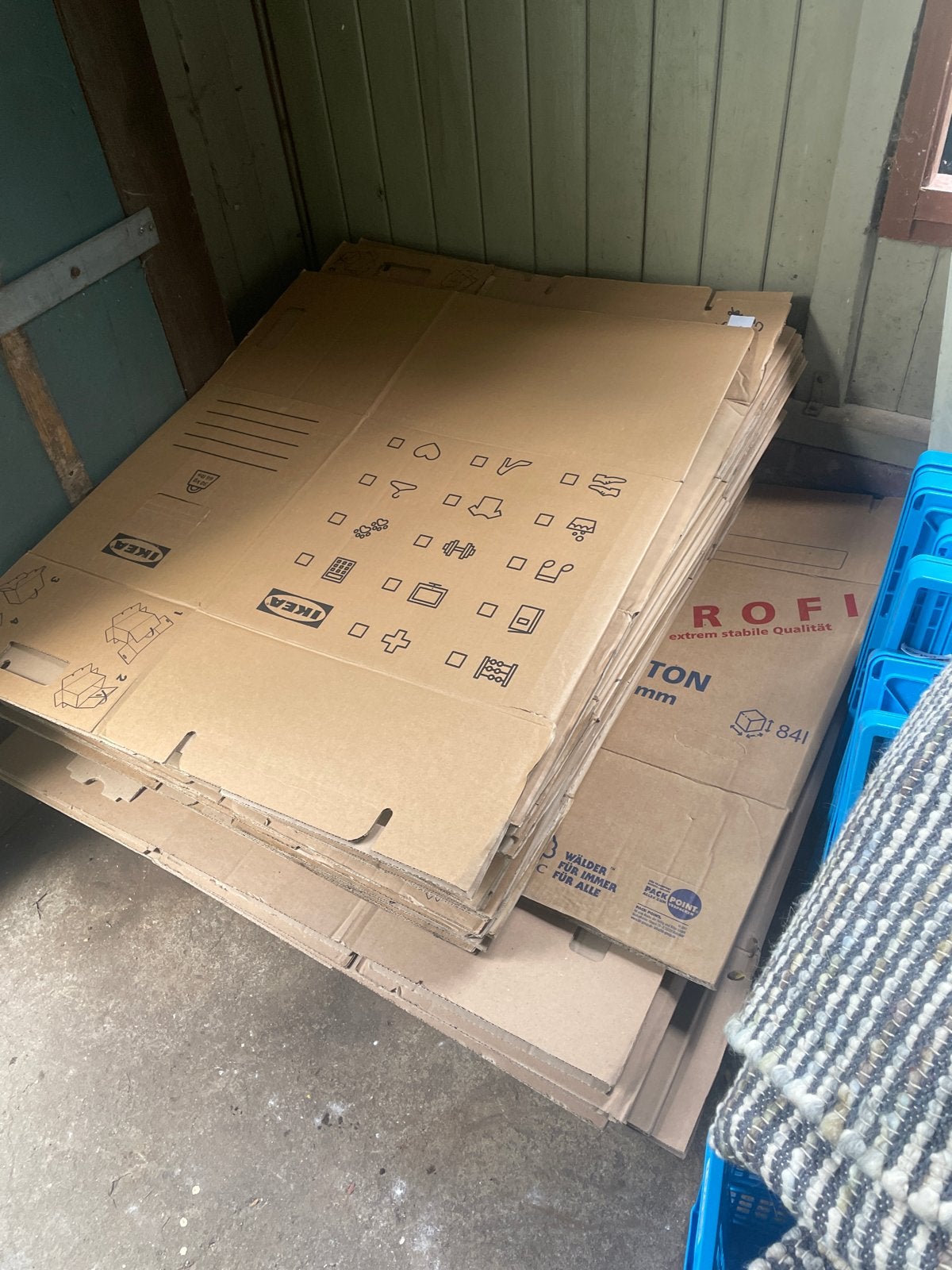 IKEA Verhuisdozen - Gebruikt maar in goede staat, Ophalen, 100 cm of meer, Opvouwbaar, 60 cm of meer