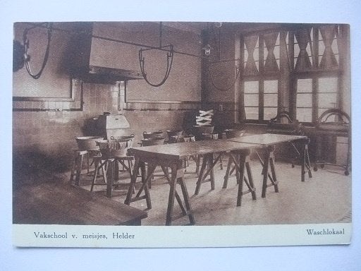 P315 Den Helder - Vakschool voor meisjes, Verzenden, Voor 1920, Ongelopen, Noord-Holland