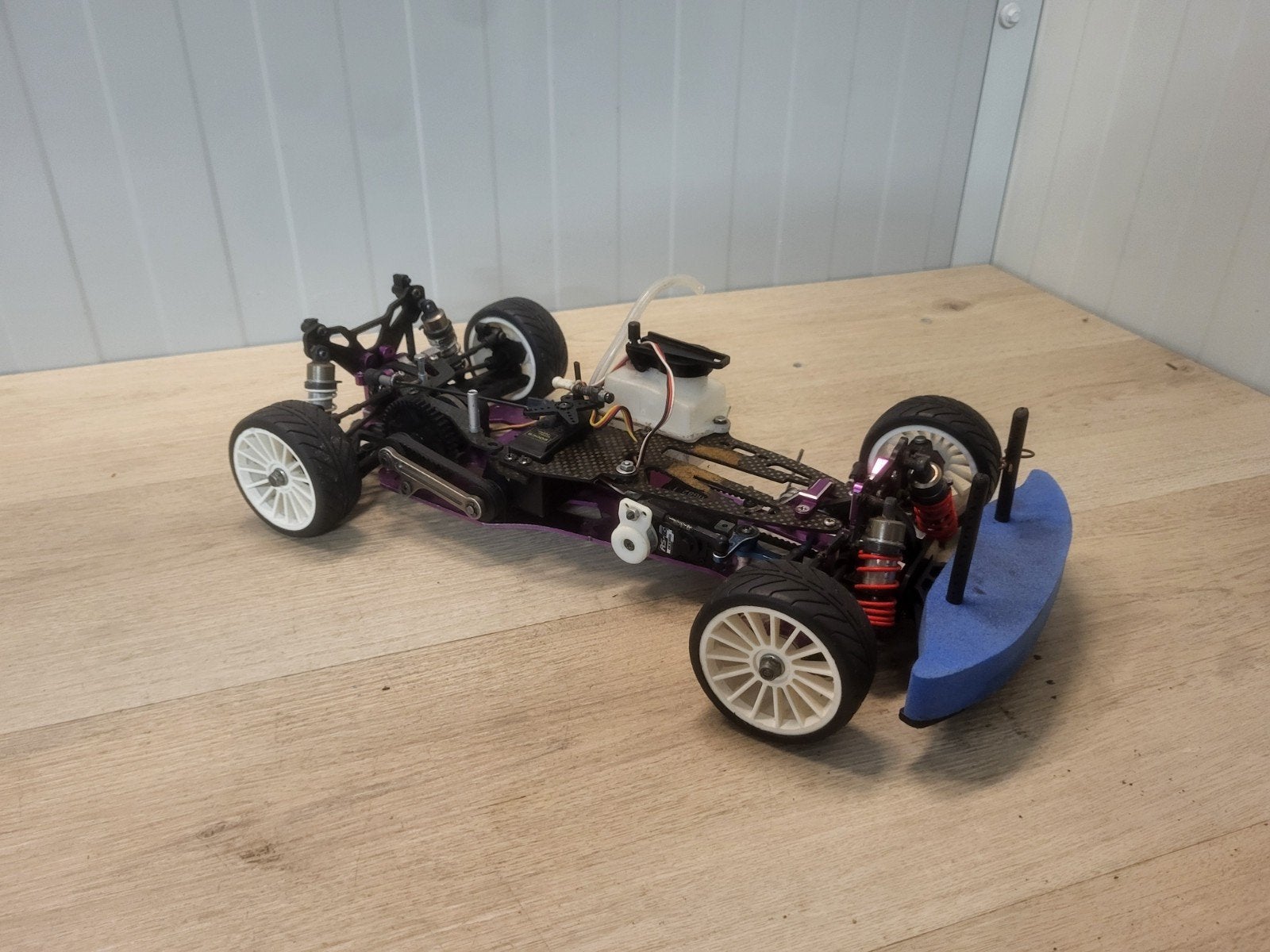 hpi rs4 1/10 chassis, Ophalen of Verzenden, Gebruikt, Nitro, Auto onroad