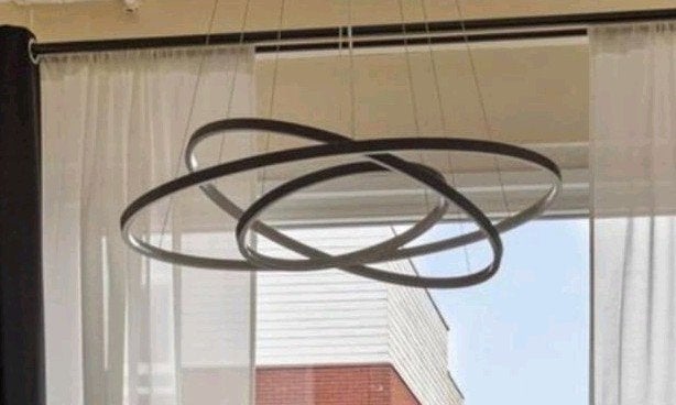design ringen / halo hanglamp (gebruikt), Ophalen, Gebruikt