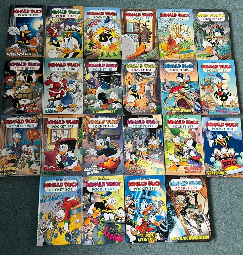 Donald Duck pockets 159-221, Boeken, Meerdere stripboeken, Ophalen of Verzenden, Gelezen