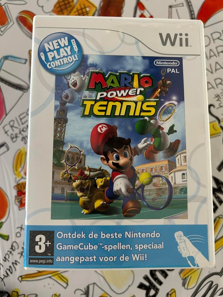 Nintendo wii mario power tennis, Ophalen, Zo goed als nieuw, Sport, 3 spelers of meer