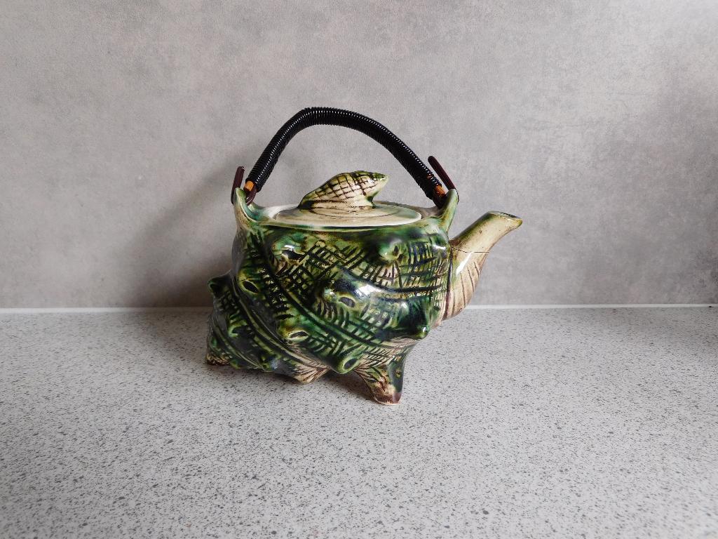 Theepot Florida Majolica Japan, Antiek en Kunst, Ophalen of Verzenden