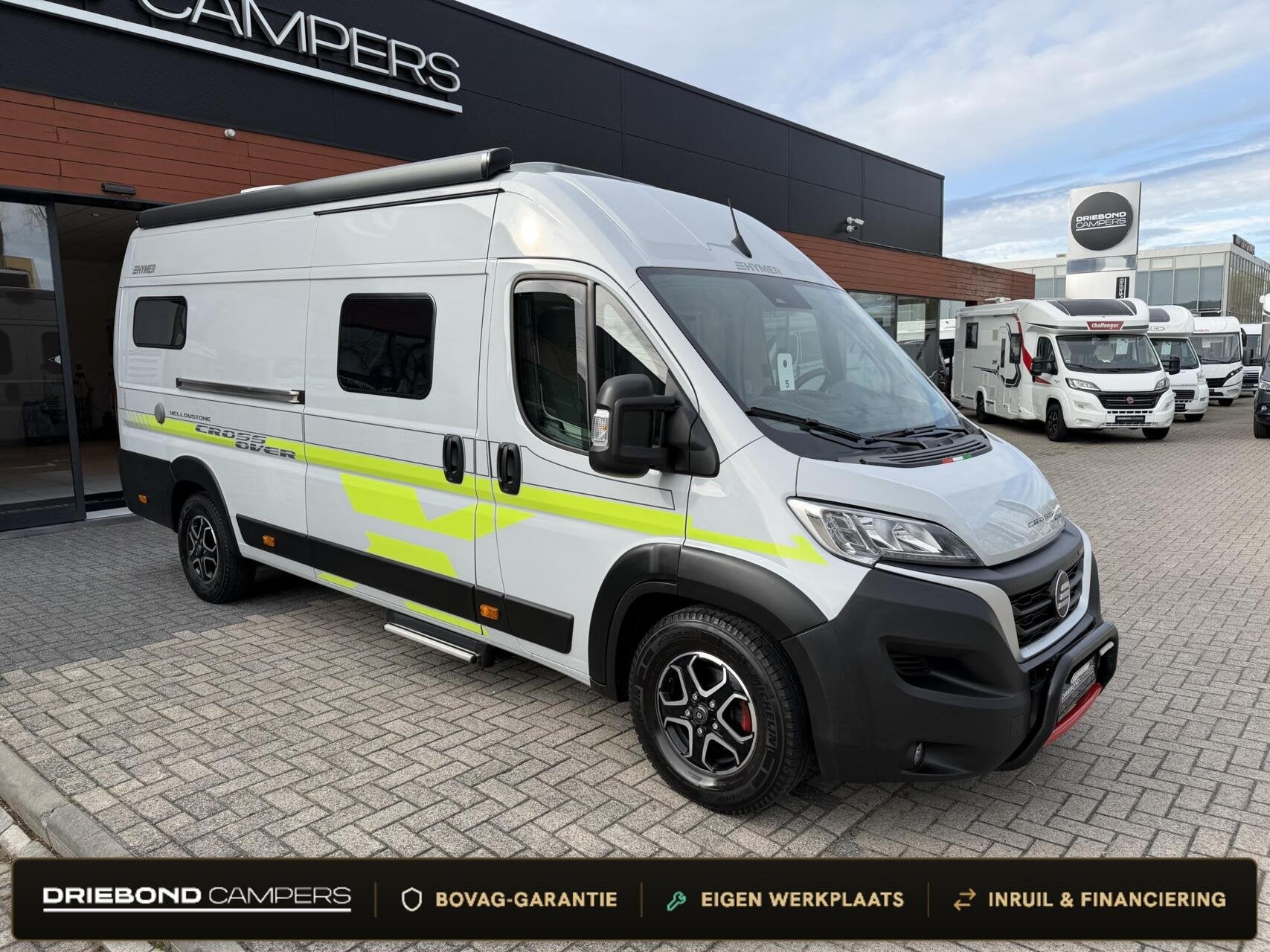 Hymer Yellowstone Cross-Over 180PK 9T-Automaat Enkele Bedden, Automaat, Buscamper of Camperbus, Airbags, Tot en met 2