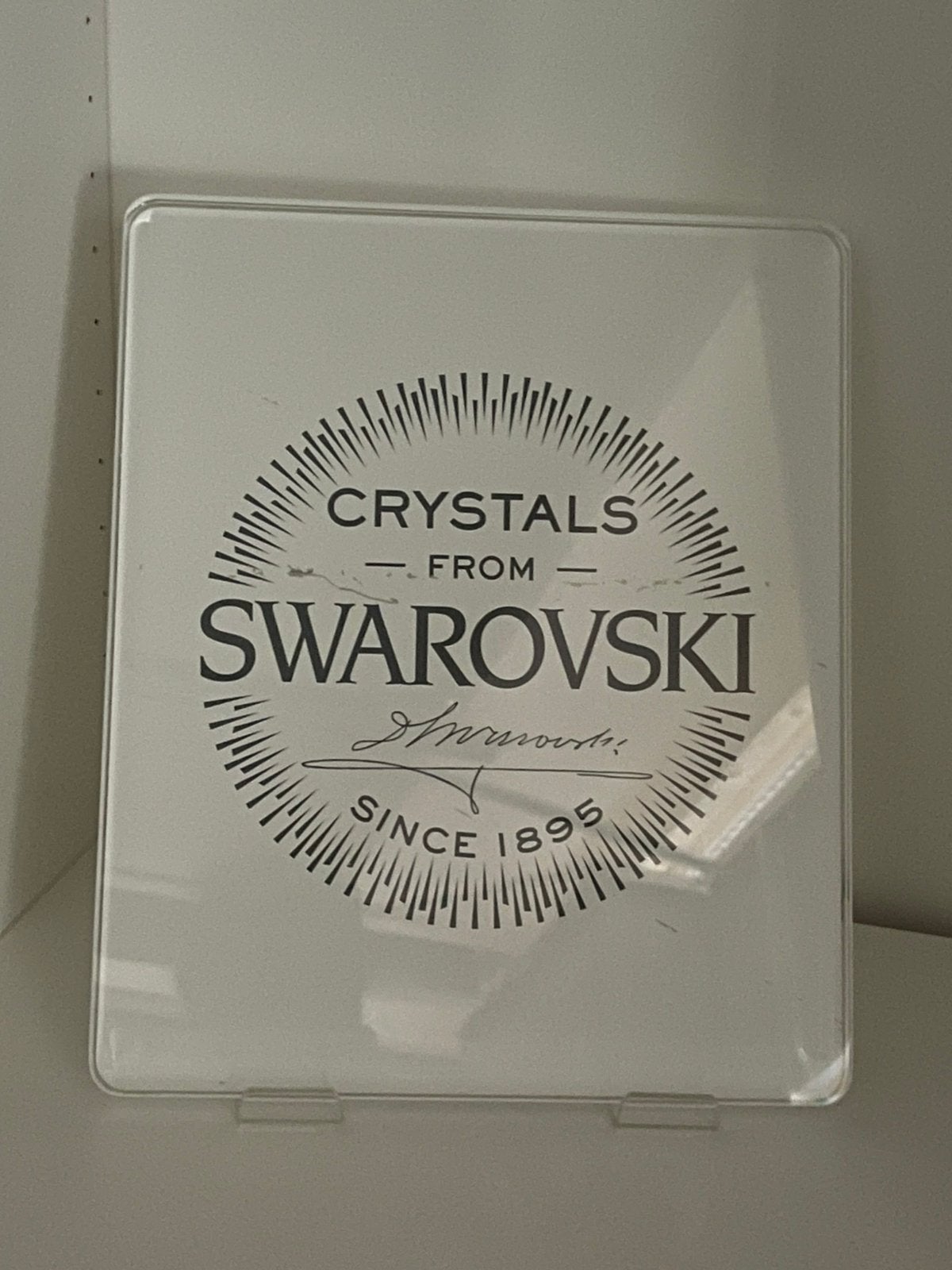 SWAROVSKI KUNSTSTOF PLAAT limited edition, Verzamelen, Swarovski, Ophalen, Figuurtje
