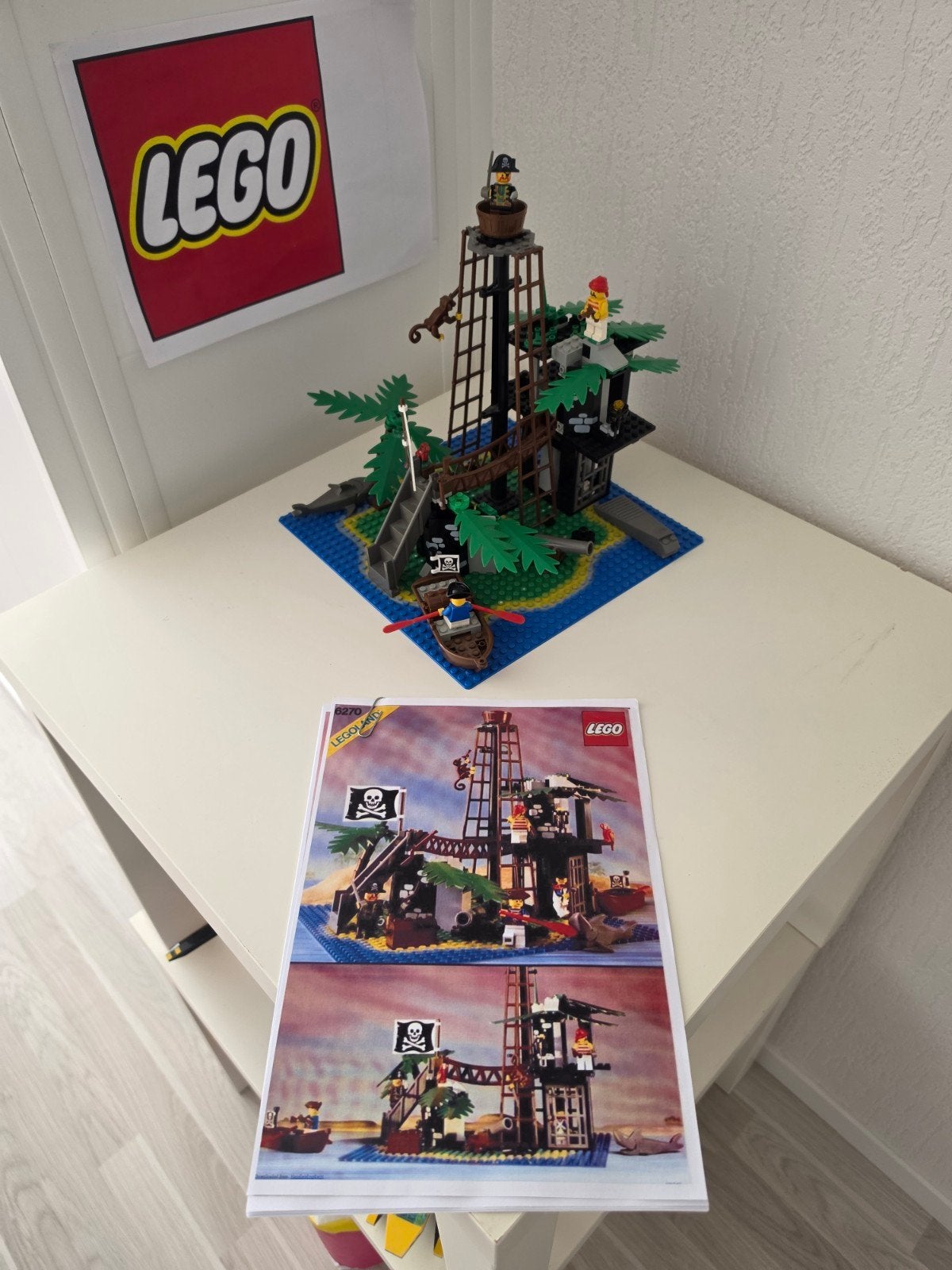 Lego Piraten Eiland 7260 - Compleet met instructies, Gebruikt, Lego, Inclusief instructies, Complete set