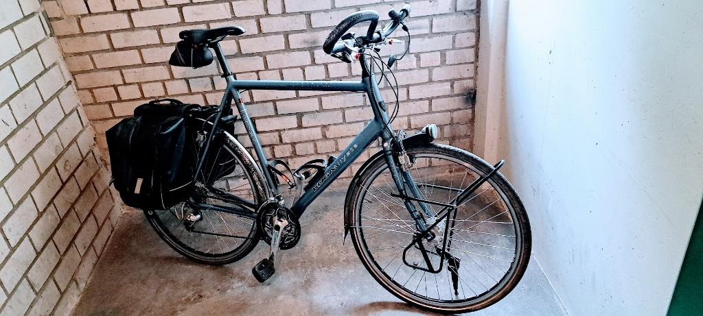 Herenfiets Koga Miyata traveller 66 cm, Gebruikt, Velgrem, 65 cm of meer, Ophalen