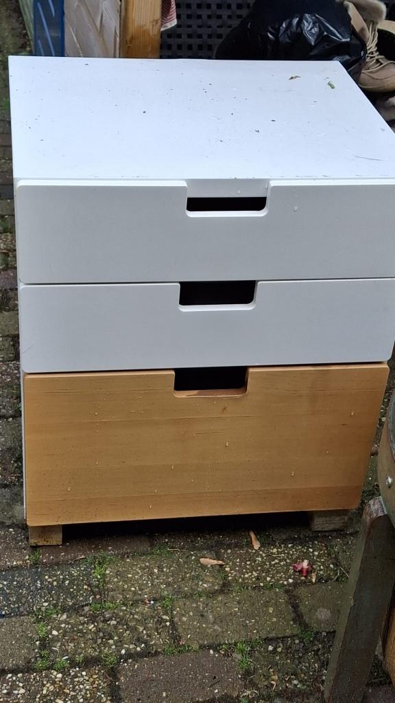 ikea stuva ladekast (gratis), Huis en Inrichting, Kasten | Ladekasten, Ophalen, Gebruikt, 50 tot 100 cm, 3 of 4 laden