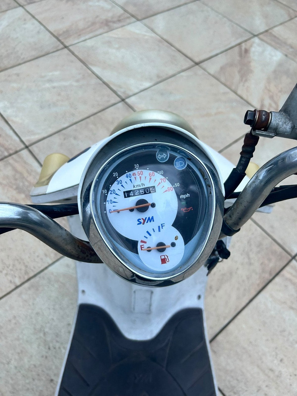 sym mio 50 2007  (startproblemen), Gebruikt, Maximaal 45 km/u, Benzine, 50 cc
