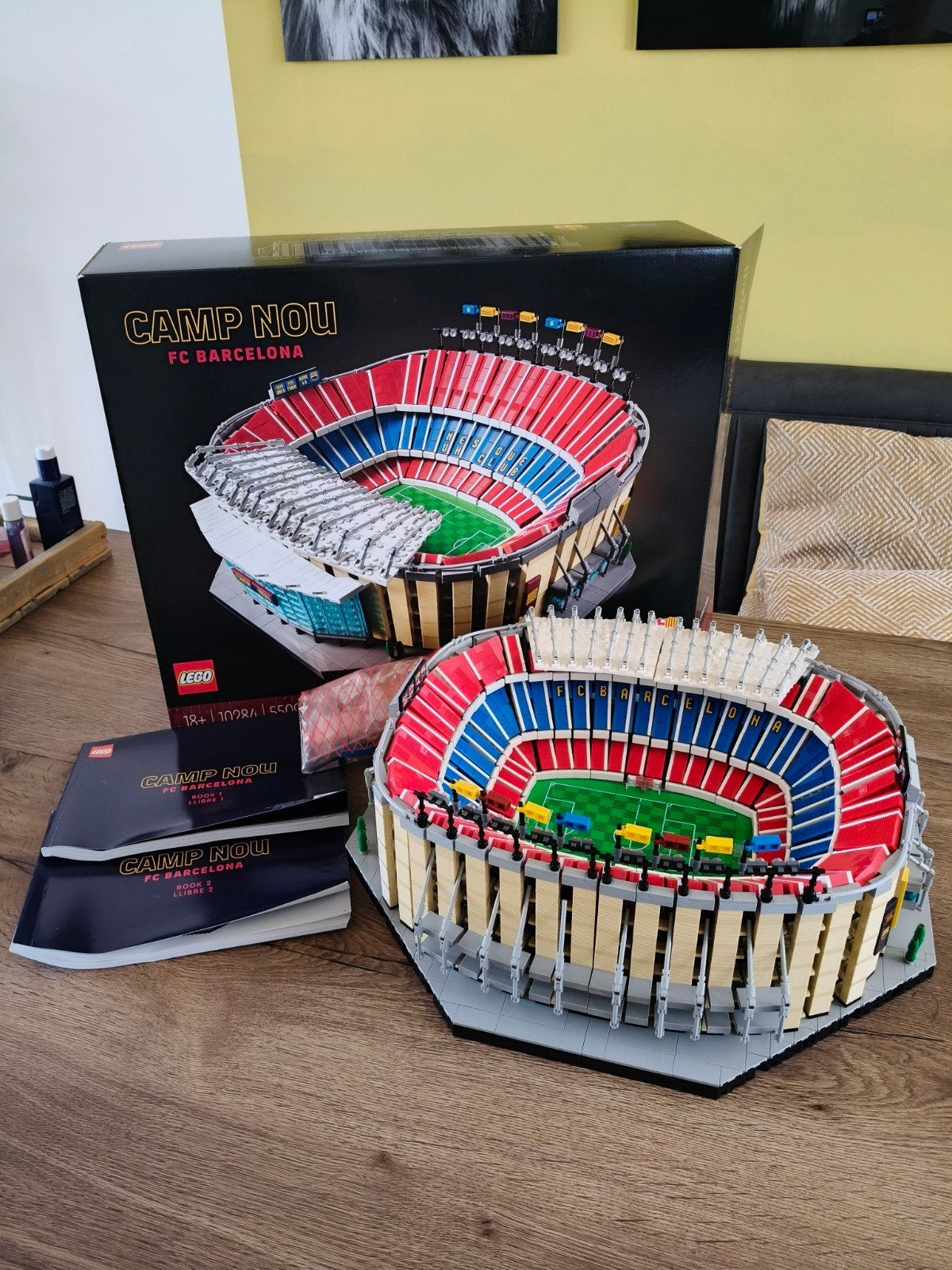 LEGO Camp Nou - FC Barcelona (10284) - Uit elkaar gehaald, Ophalen of Verzenden, Zo goed als nieuw, Overige merken