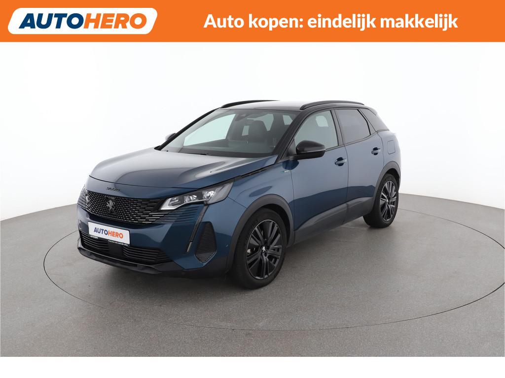 Peugeot 3008 1.6 HYbrid 225 Road Trip FA30517 (bj 2022), Auto's, Peugeot, Met garantie (alle), Blauw, Leder en Stof, Plug-in hybride