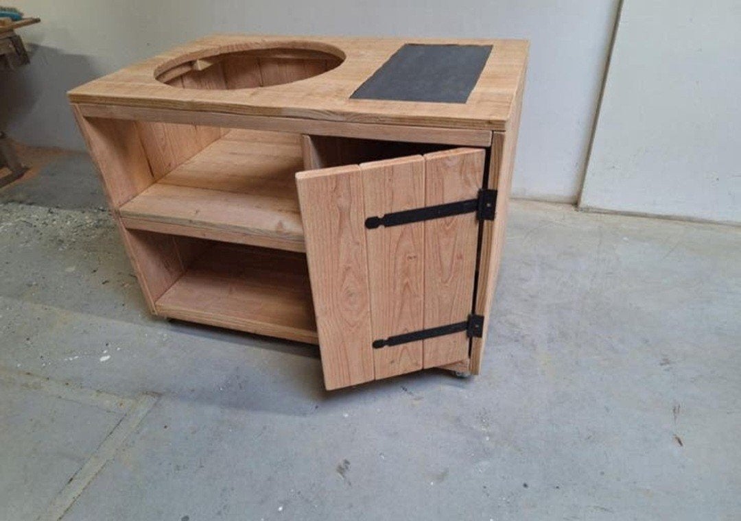 Buitenkeuken douglas Kamado Boretti Green Egg bbq Basterd, Ophalen of Verzenden, Nieuw, Houtskool