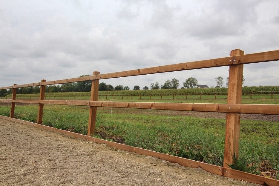 23. Houten hekwerk | hekwerken | paarden omheining, Ophalen of Verzenden, Nieuw, Hout, Tuinhek