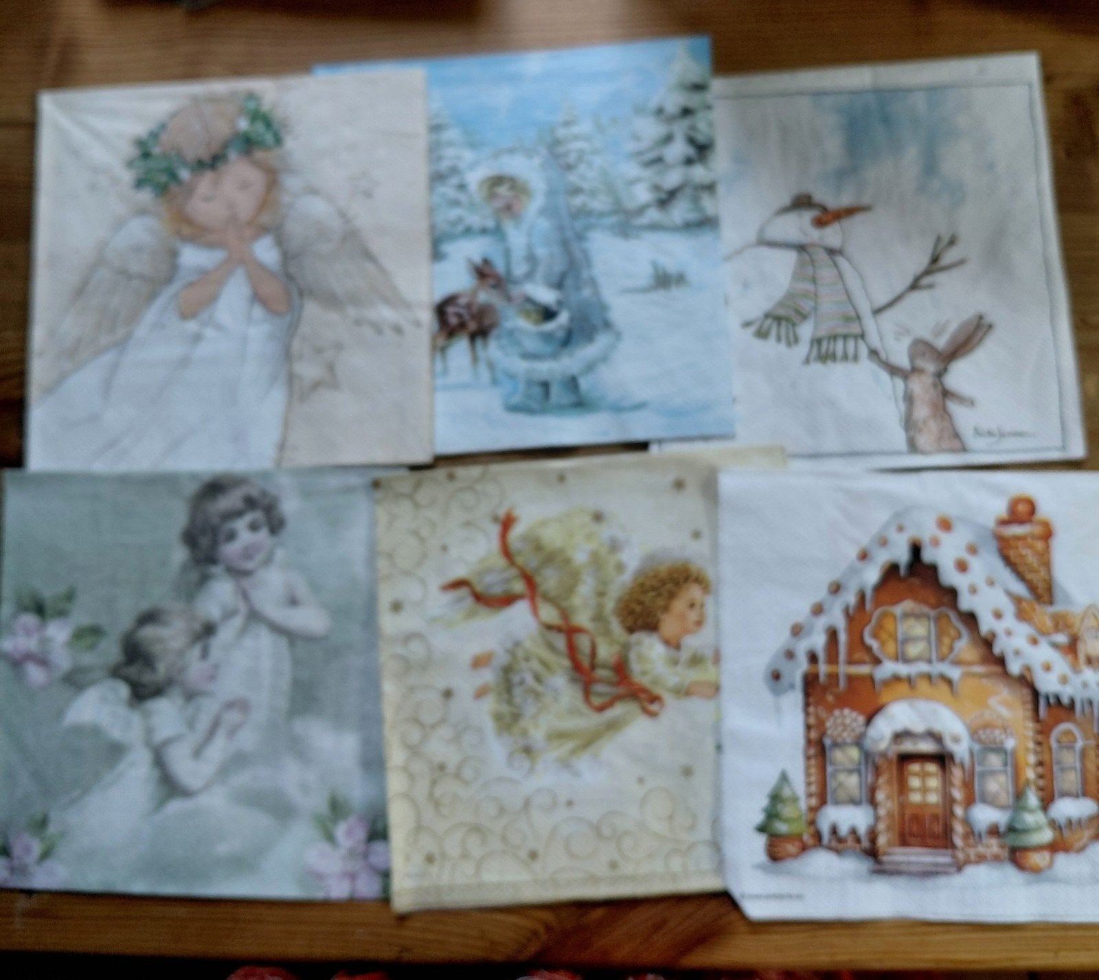 kerst servetten voor decoupage, Ophalen of Verzenden, Nieuw