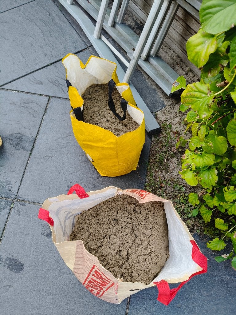 Zand, Ophalen, Gebruikt, Ophoogzand
