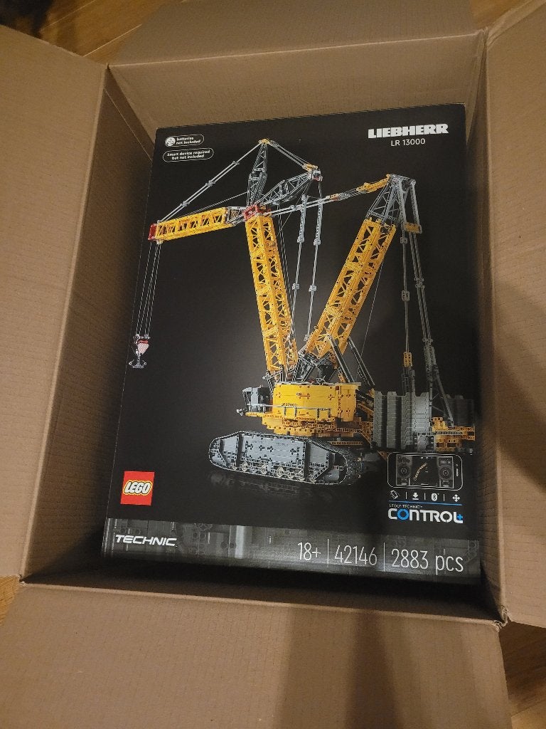 Lego Technic Liebherr Rupsbandkraan LR 13000 42146 nieuw, Lego, Nieuw, Ophalen of Verzenden, Compleet