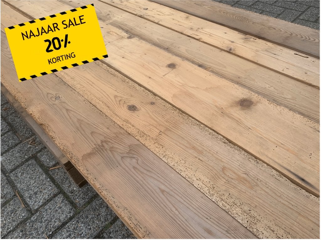 PALLET AANBIEDING – Klassieke Barnwood planken 9,5 m², Ophalen of Verzenden, Gebruikt, 250 cm of meer, Planken