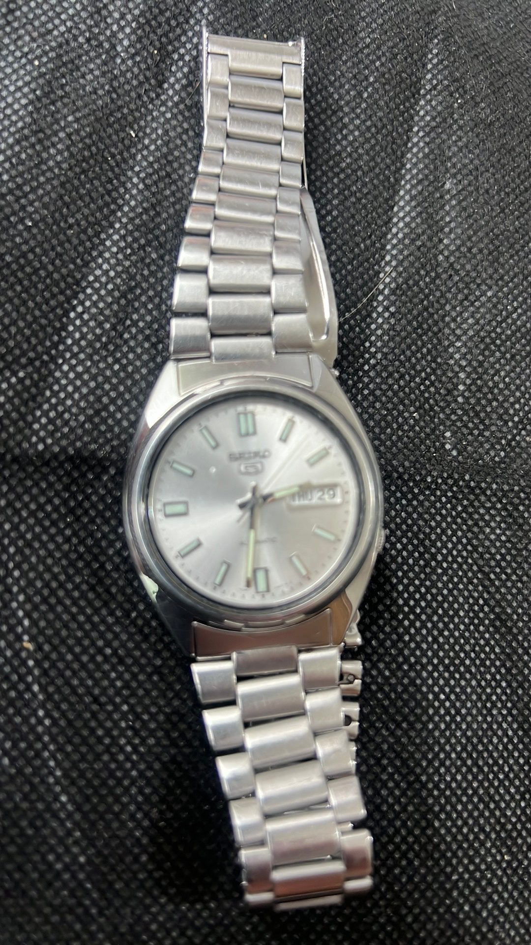 Seiko 5, Ophalen of Verzenden, Staal, Seiko, 1960 of later