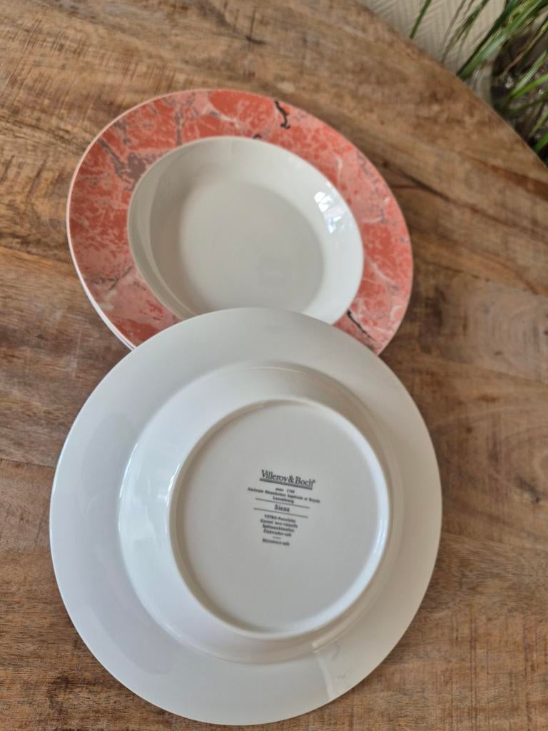Villeroy & Boch Sienna Diepe Borden, Gebruikt, Ophalen of Verzenden, Bord(en), Overige stijlen
