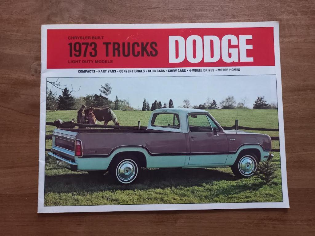 Dodge Trucks 1973, Ophalen of Verzenden, Zo goed als nieuw, Overige merken, Chrysler