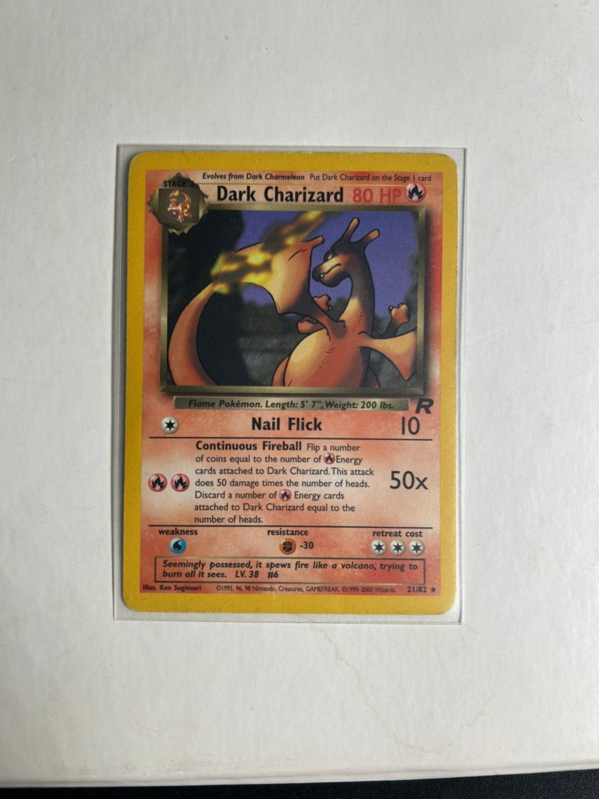 Dark Charizard (TR 21), Ophalen, Zo goed als nieuw