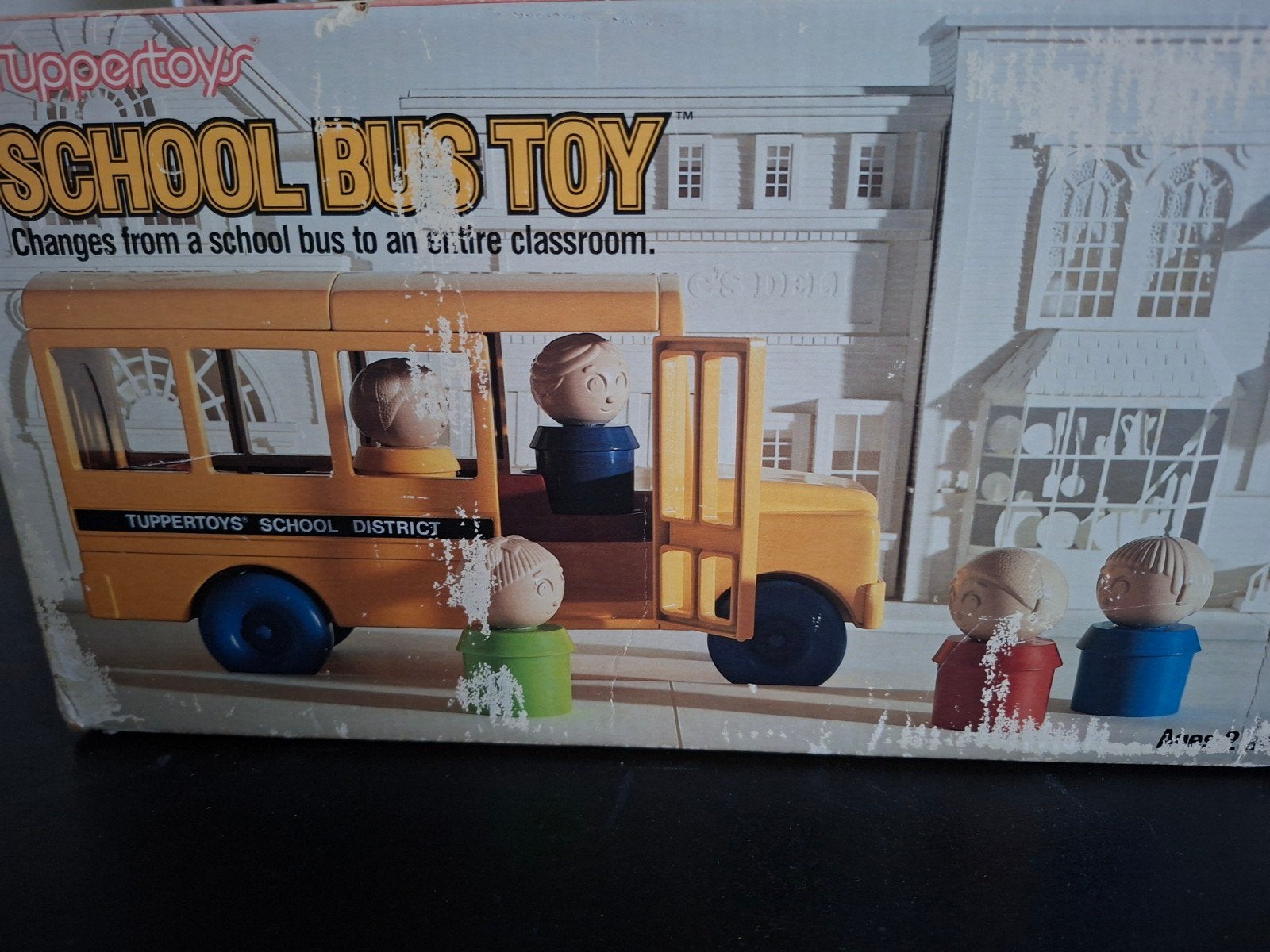 Vintage Tuppertoys School Bus Toy - Compleet, Ophalen