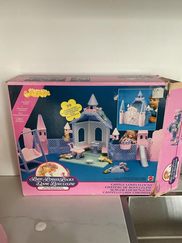 Vintage Lady LovelyLocks Kasteel Speelset Mattel, Ophalen of Verzenden, Gebruikt, Meisje