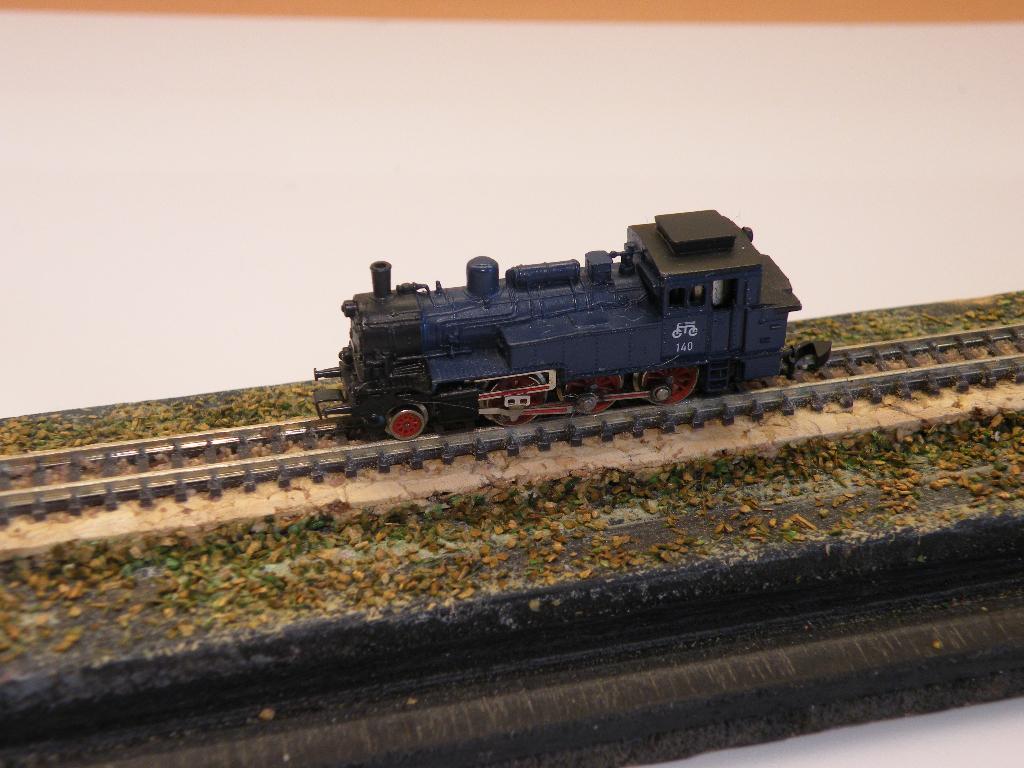 Marklin Z stoomloc. kleur blauw z.g.a.n. € 80,-, Ophalen of Verzenden, Zo goed als nieuw, Analoog, Märklin